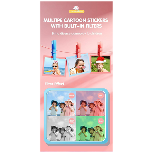 Maanys Kids Smart Phone with Dual Camera