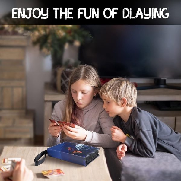 Football Card Holder Premium PU Leather Binder