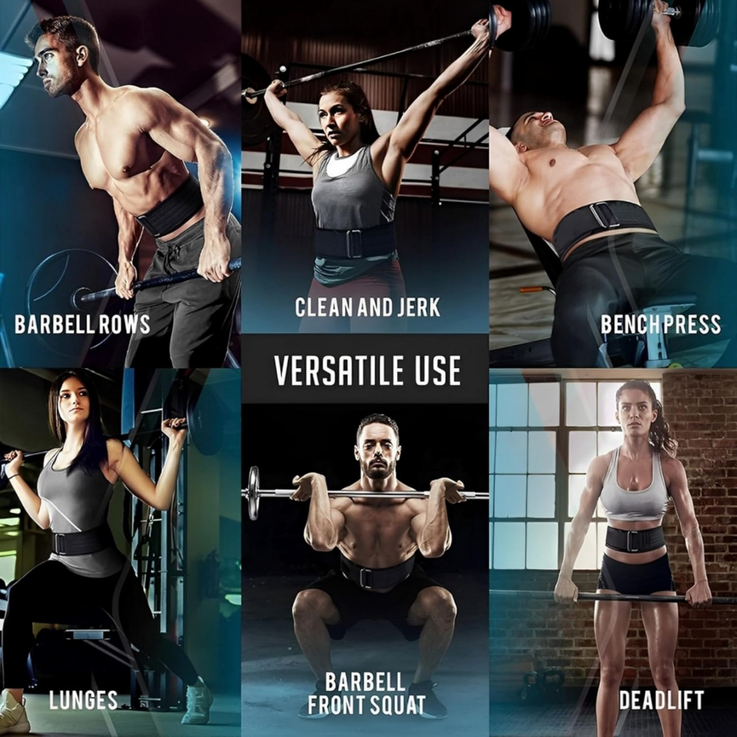 Adjustable Weight Lifting Belt for Strength Training, Dead-lifts