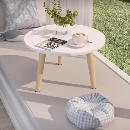 Coffee Table, 100x50cm Oval Wooden Tea Table with Storage Shelf (30 * 30 * 30CM)