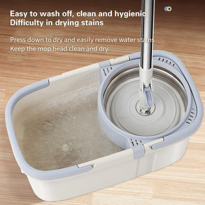 (Off White) Spin Mop and Bucket