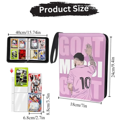 Messi Binder Card Holder for Trading Card Games Collection