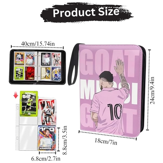 Messi Binder Card Holder for Trading Card Games Collection