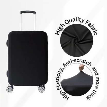 Luggage Cover Protector, Spandex Suitcase Cover (Black)