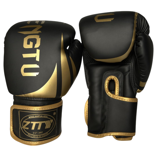 Boxing Gloves for Men & Women | Durable PU Leather with Ventilated Palm