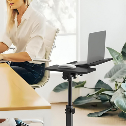 Height Adjustable Tilt Laptop Table  60 * 40 (Black)