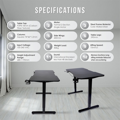 Electric Height Adjustable Desk