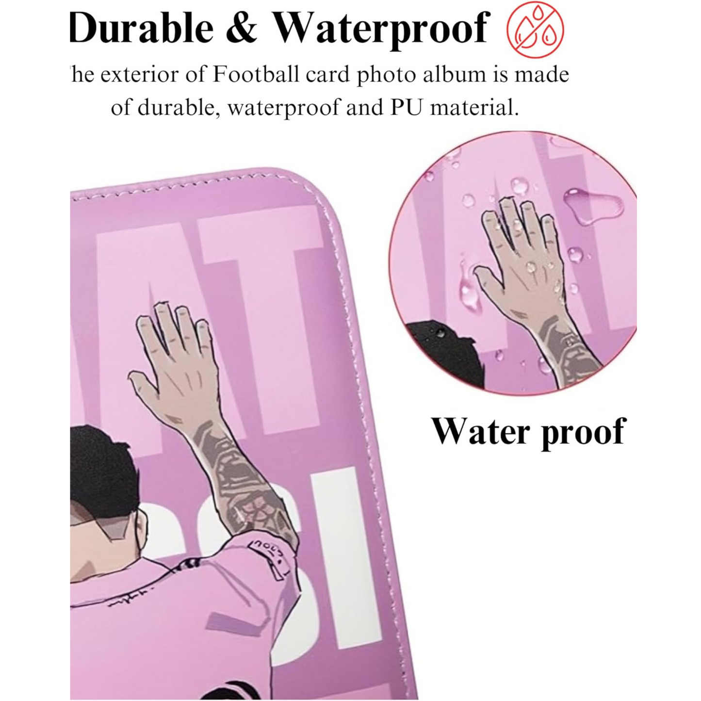 Messi Binder Card Holder for Trading Card Games Collection