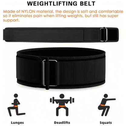 Adjustable Weight Lifting Belt  for Strength Training, Dead-lifts