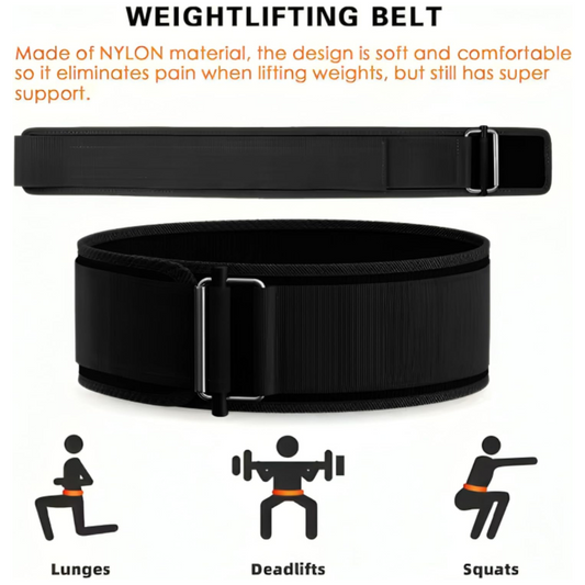 Adjustable Weight Lifting Belt  for Strength Training, Dead-lifts