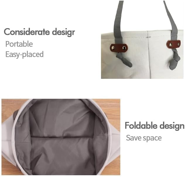 Laundry Basket, Toys Storage Organizer 38 * 36CM Foldable Fabric Household Storage Bin (Elephant)