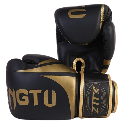Boxing Gloves for Men & Women | Durable PU Leather with Ventilated Palm