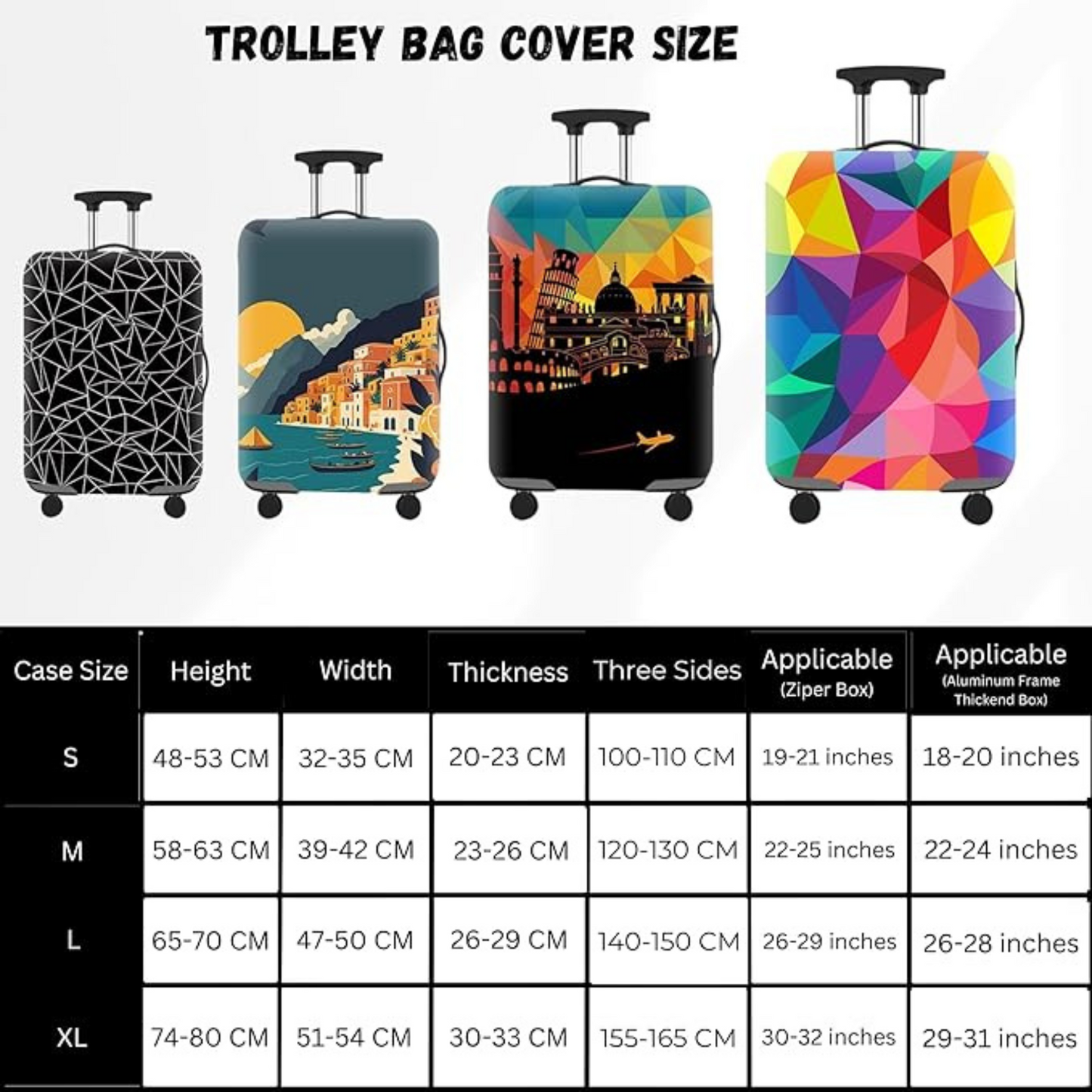 Luggage Cover Protector, Spandex Suitcase Cover (Traveller)