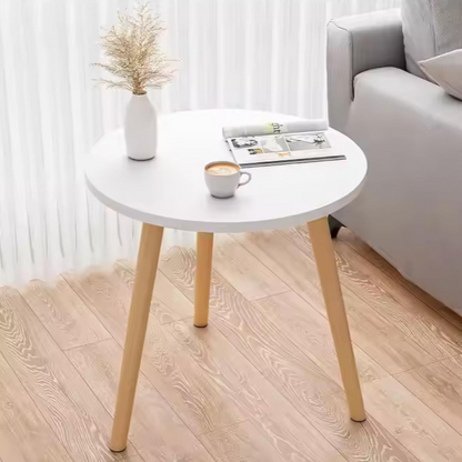 Round Coffee Table, 40*40 CM Small Sofa Side Table
