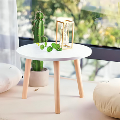 Coffee Table, 100x50cm Oval Wooden Tea Table with Storage Shelf (30 * 30 * 30CM)