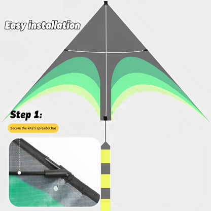 Kite for Kids, 160x80cm Large Flying Toy, Beach Toys for Boys & Girls