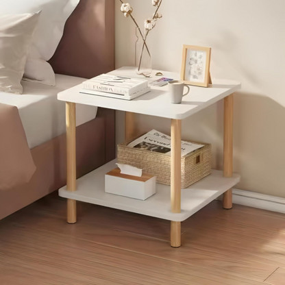 Bedside Coffee Table 2-Tier 40*40CM