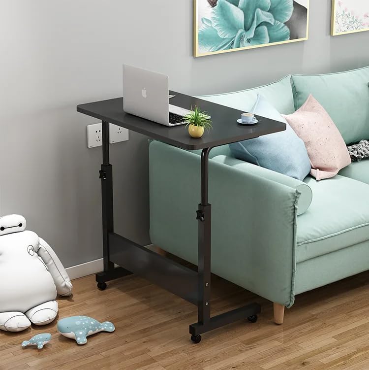 Baytbox Laptop Table 80x40 CM, Height Adjustable (Black)