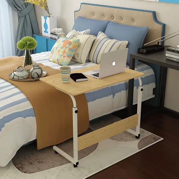 Laptop Table 80x40 CM, Height Adjustable up to 85CM