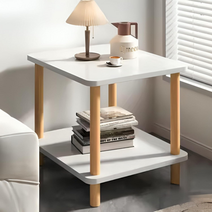 Bedside Coffee Table 2-Tier 40*40CM