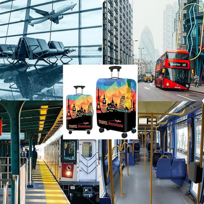 Luggage Cover Protector, Spandex Suitcase Cover (Traveller)