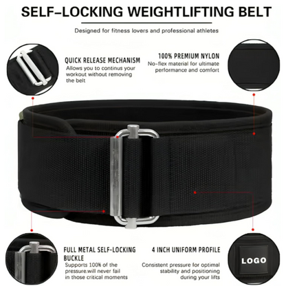 Adjustable Weight Lifting Belt  for Strength Training, Dead-lifts