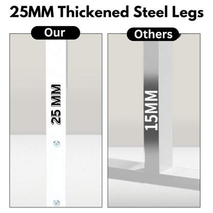 Baytbox Height Adjustable Laptop Table  80x40 CM (White)