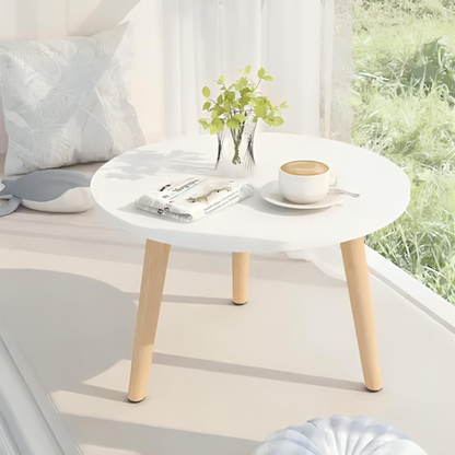 Coffee Table, 100x50cm Oval Wooden Tea Table with Storage Shelf (30 * 30 * 30CM)