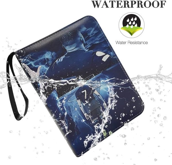 Football Card Holder Premium PU Leather Binder