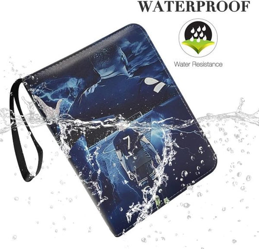 Football Card Holder Premium PU Leather Binder
