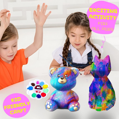 Painting Kit for kids,Bear Lamp DIY Arts & Crafts for Kids