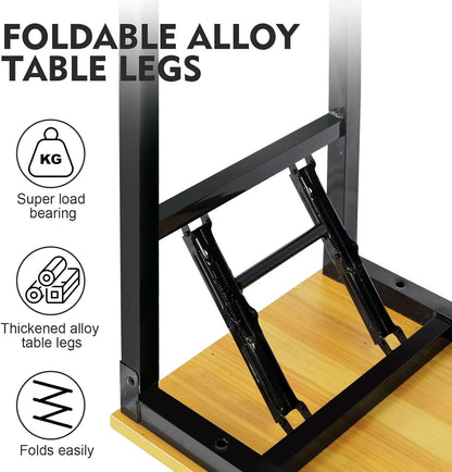 Multi-Functional Folding Table, 80x40cm