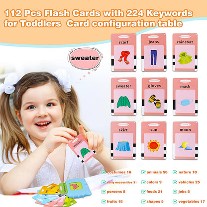 Talking Flash Cards Learning Toys for Toddlers 1-6 Year Old