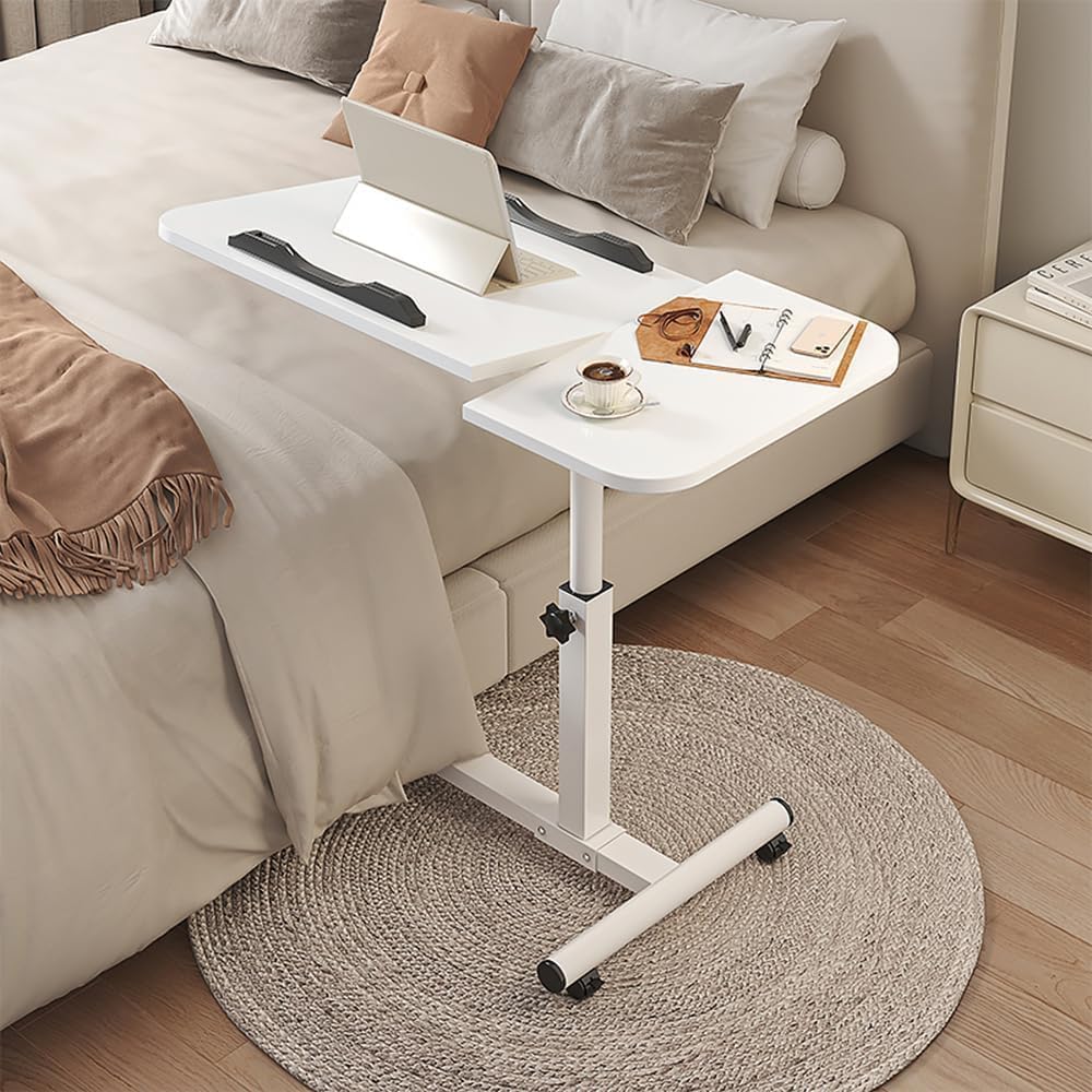 Height Adjustable Tilt Laptop Table  60 * 40 (White)
