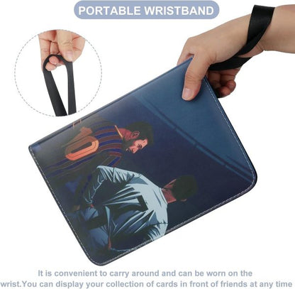 Football Card Holder Premium PU Leather Binder