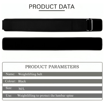 Adjustable Weight Lifting Belt  for Strength Training, Dead-lifts