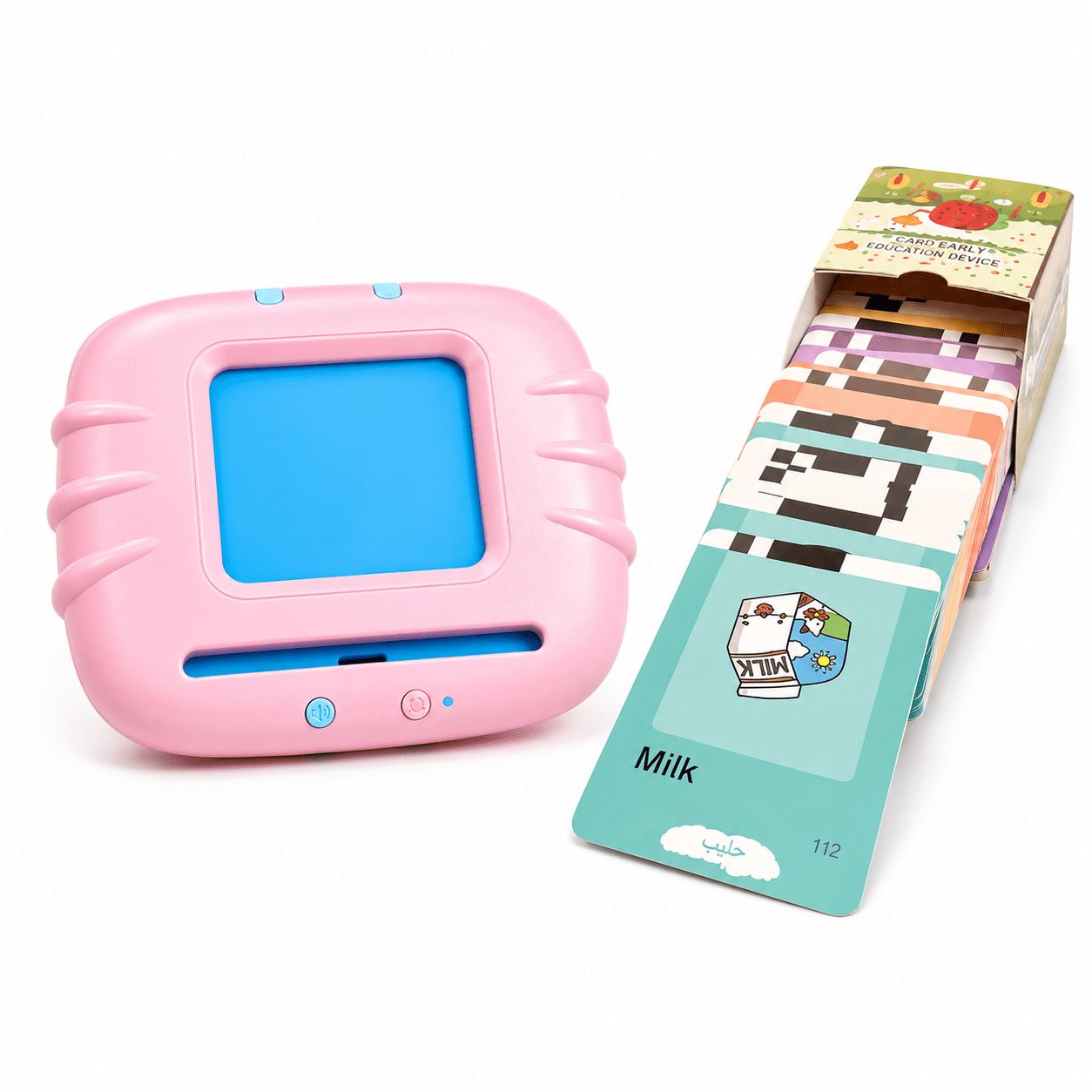 Talking Flash Cards for Toddlers – Arabic & English Learning Toy (224 Words) - Mannys