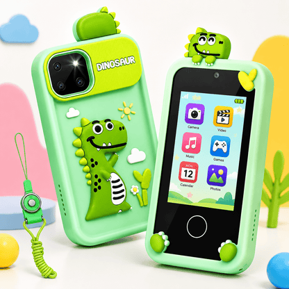 Maanys Kids Smart Phone Toy – Dual Camera & Learning Games for Ages 3–7 - Mannys