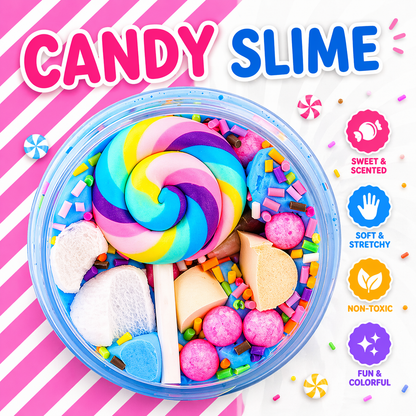 108 PCS Slime Kit for Kids – DIY Slime Set with Glitters, Colorful Slime & Tools - Mannys