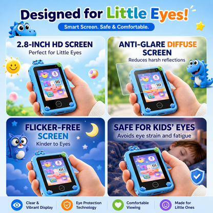 Maanys Kids Toy Phone – Camera, Games & Music Player for Toddlers - Mannys