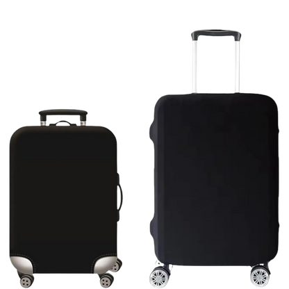 Luggage Cover Protector, Spandex Suitcase Cover (Black)