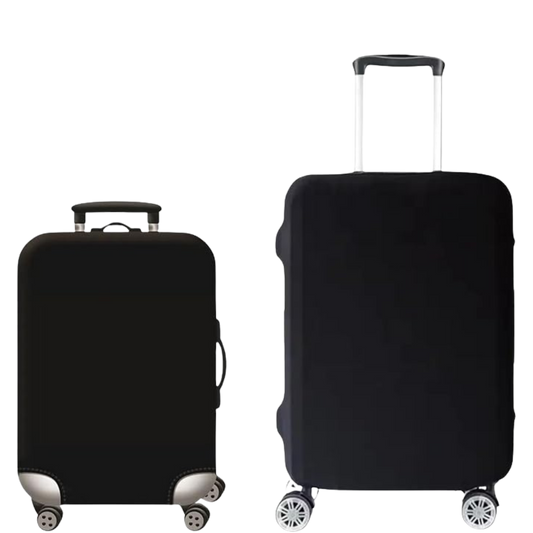 Luggage Cover Protector, Spandex Suitcase Cover (Black)