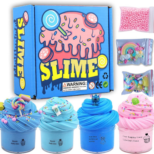 DIY Slime Kit, 4 x 100ml Bottles, Non-Toxic