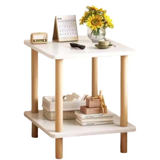 Bedside Coffee Table 2-Tier 40*40CM