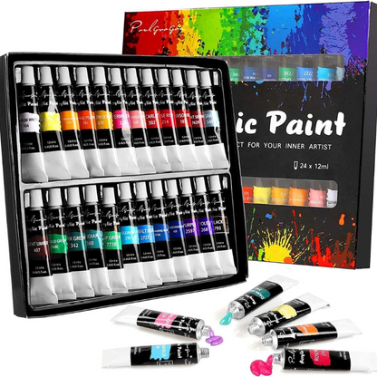 Maanys Acrylic Paint set 24 Pcs