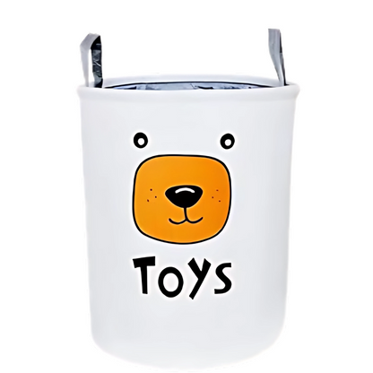 Laundry Basket, Toys Storage Organizer 32 * 40CM Foldable Fabric Household Storage Bin