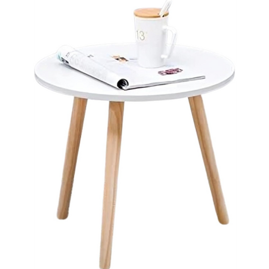 Round Coffee Table, 40*40 CM Small Sofa Side Table
