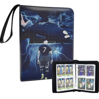 Football Card Holder Premium PU Leather Binder