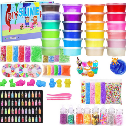 108 Pcs Crystal Slime Kit Box