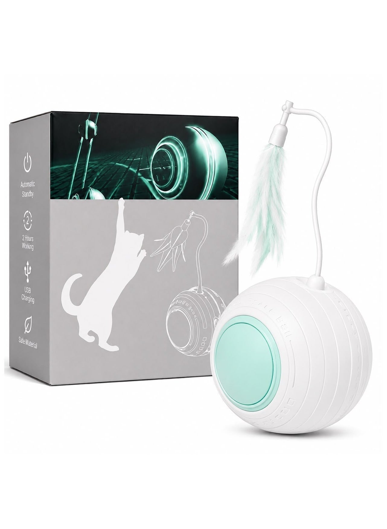 Smart Interactive Cat Toy Ball